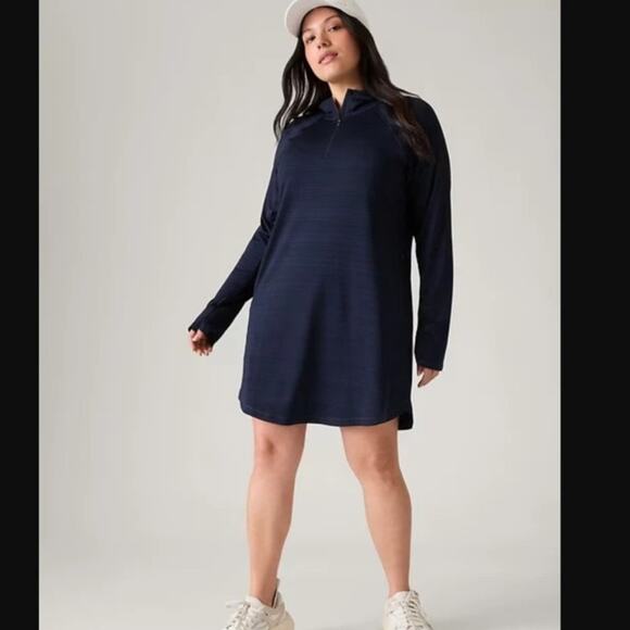 ATHLETA Pacifica Shores Coverup in Navy Blue Size Large - Picture 1 of 6